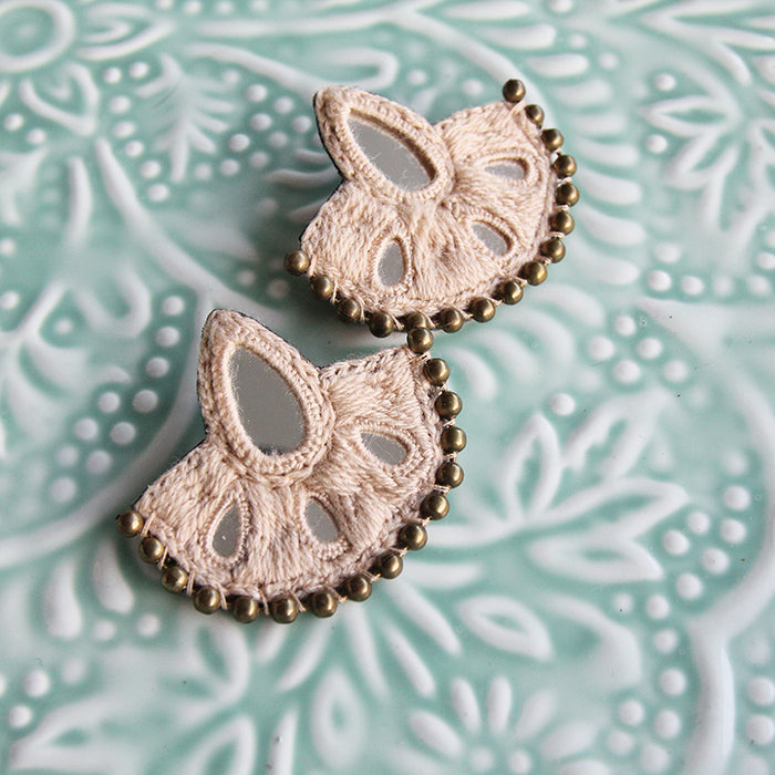 Persian Hand Embroidered Earrings