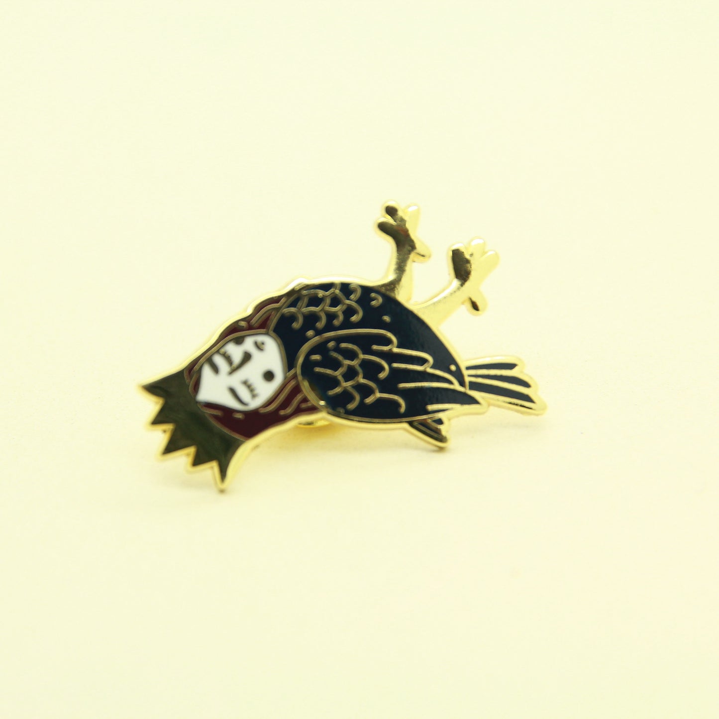 Queen Crow Brooch