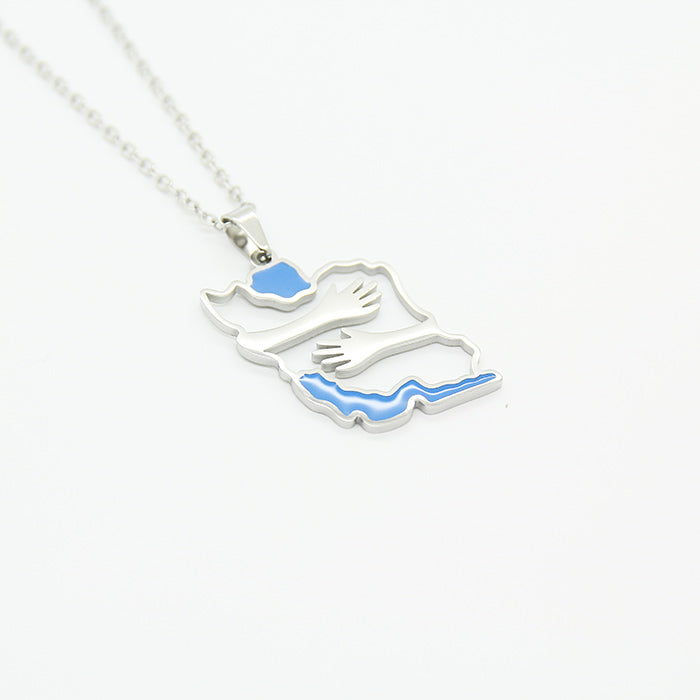 Persian Àghoosh Map Necklace - Yalda Concept Store Persan