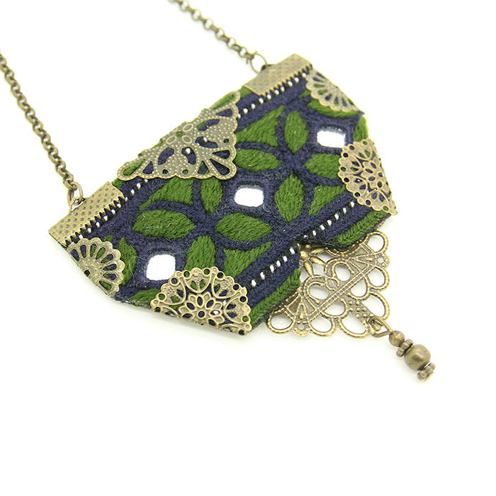 Momtaz Embroidered Necklace