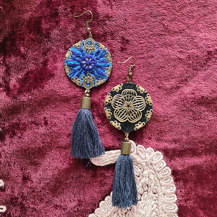 Persian Hand Embroidered Earrings