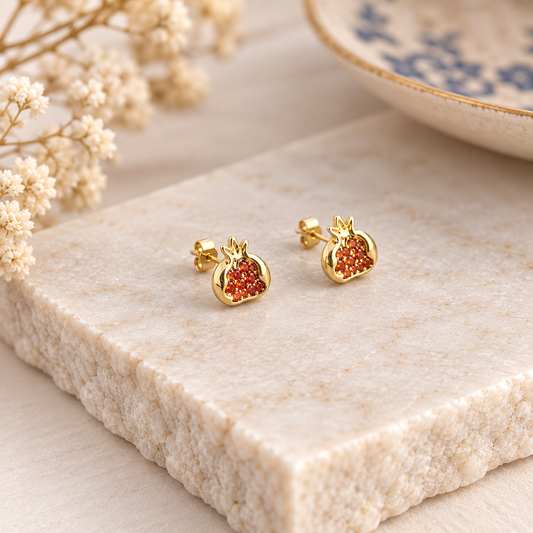 Pomegranate Earrings
