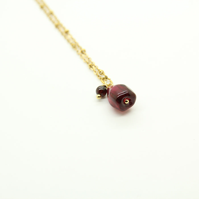 Pomegranate and Garnet Necklace