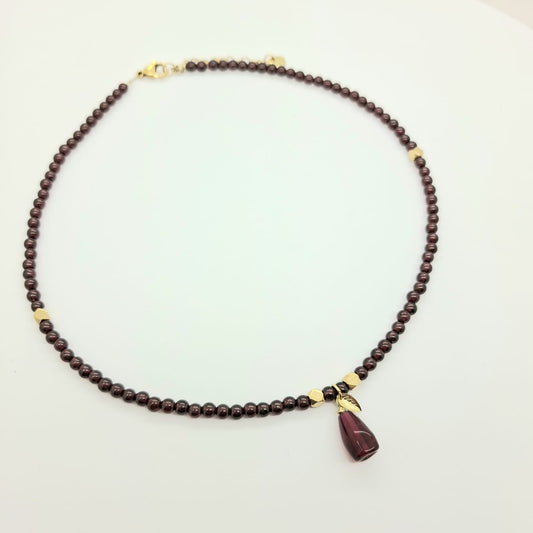 Garnet Delight Pomegranate Necklace