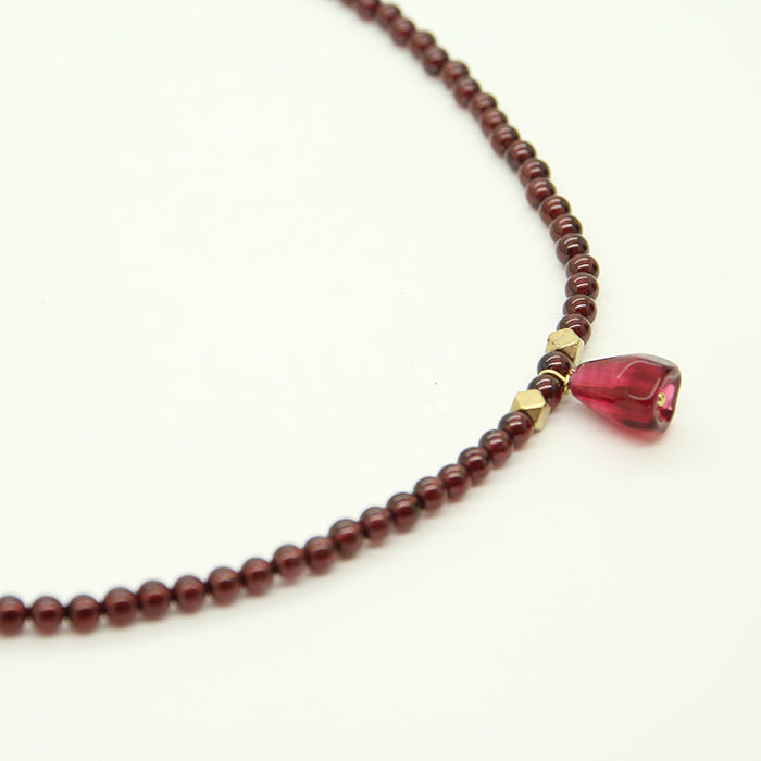 Garnet Delight Pomegranate Necklace