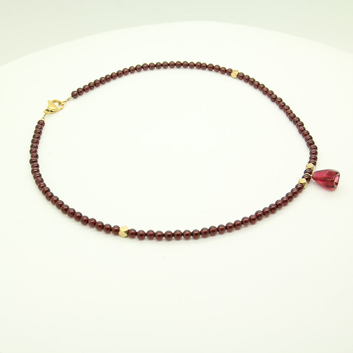Garnet Delight Pomegranate Necklace
