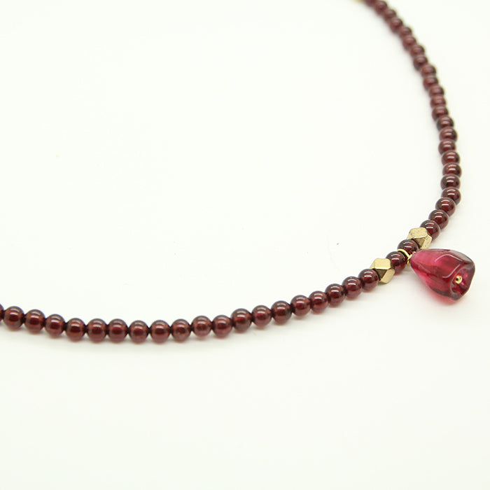 Garnet Delight Pomegranate Necklace
