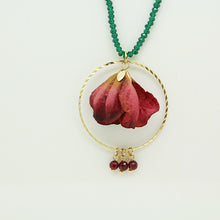 Load image into Gallery viewer, Poppy Necklace, Agate stones
