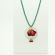 Load image into Gallery viewer, Poppy Necklace, Agate stones
