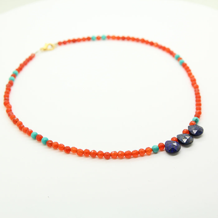 Sunset Lapis Necklace