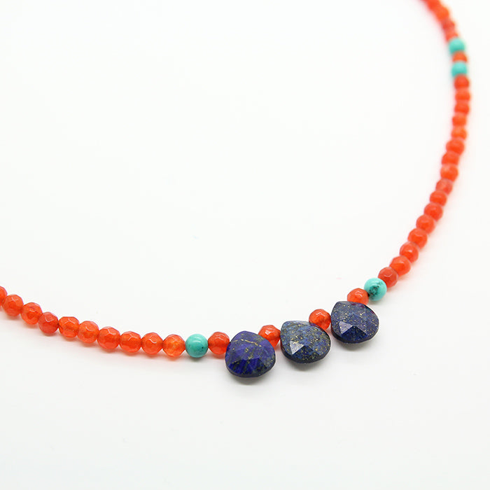 Sunset Lapis Necklace