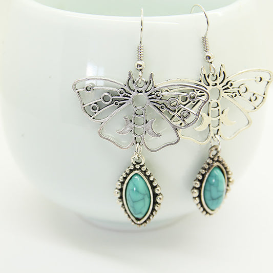 Turquoise Oriental Earrings
