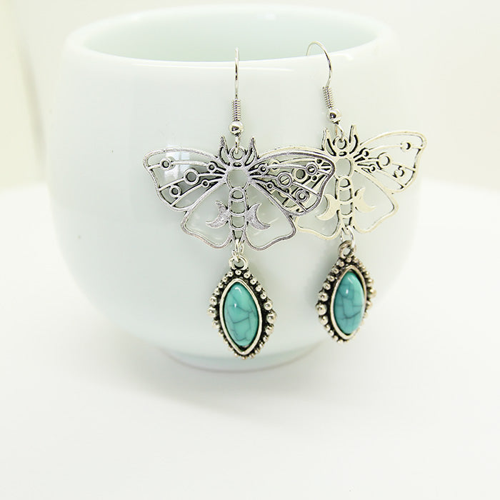 Turquoise Oriental Earrings