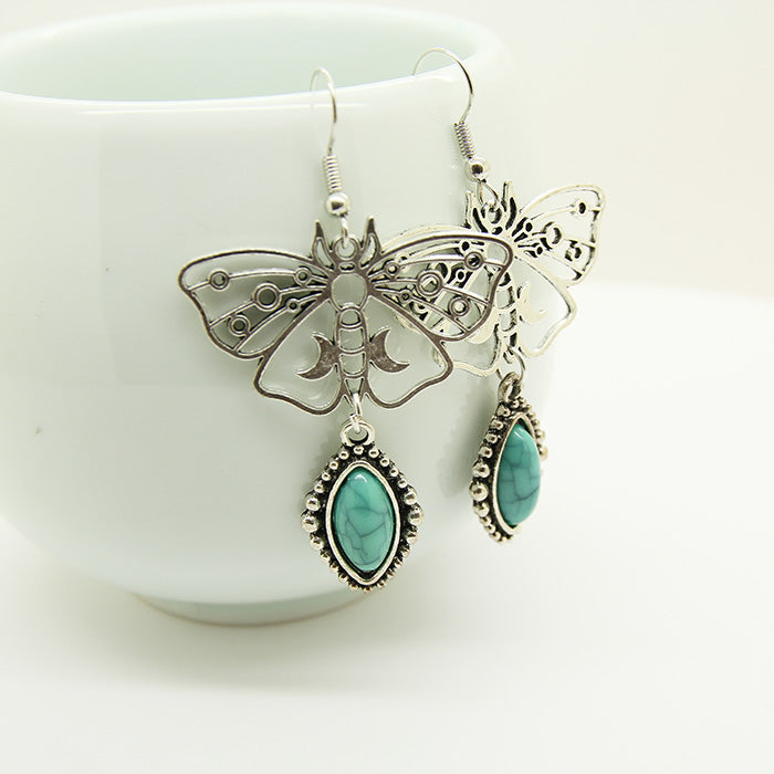 Turquoise Oriental Earrings