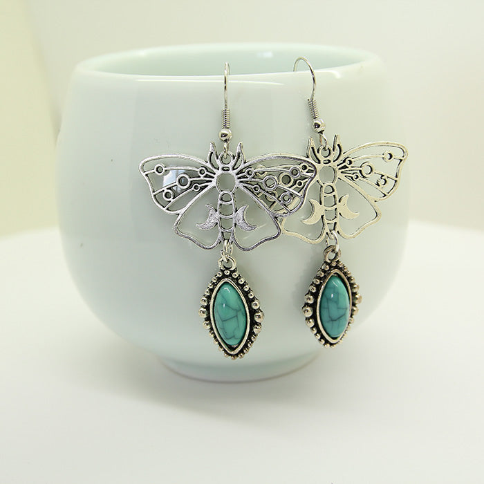 Turquoise Oriental Earrings