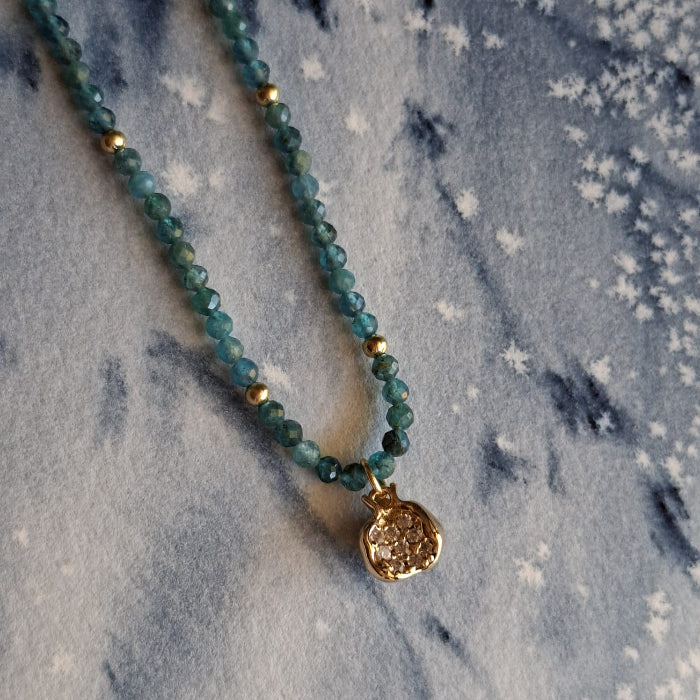 Apatite Pomegranate Necklace