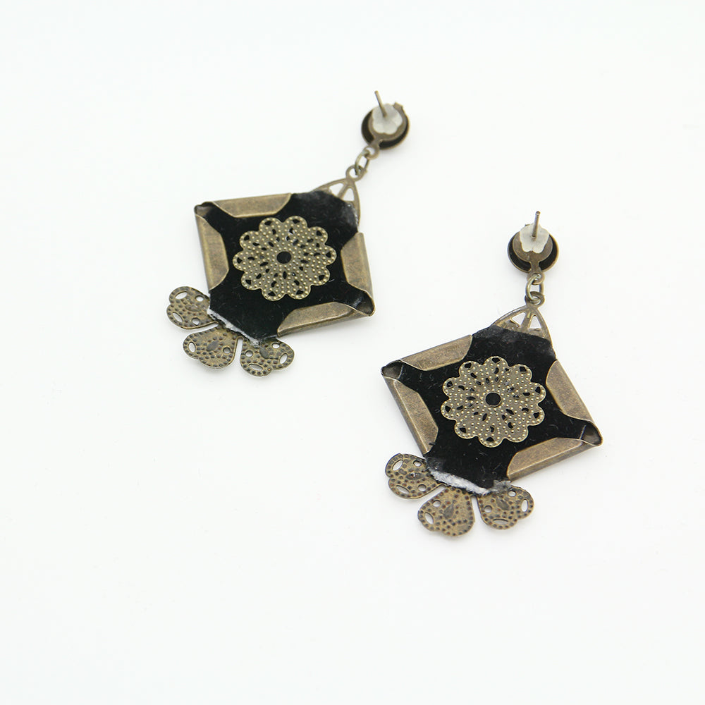 Persian Embroidered Earrings, Small