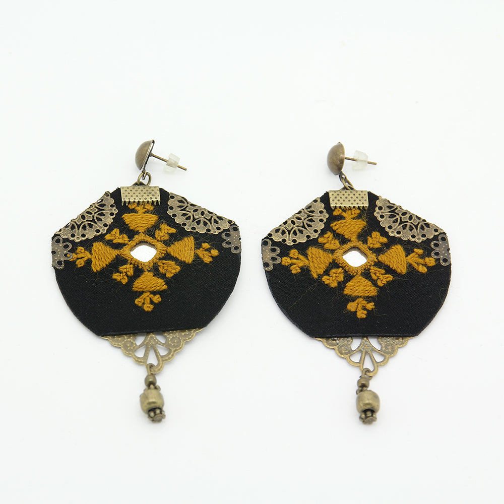 Persian hand embroidery Earrings