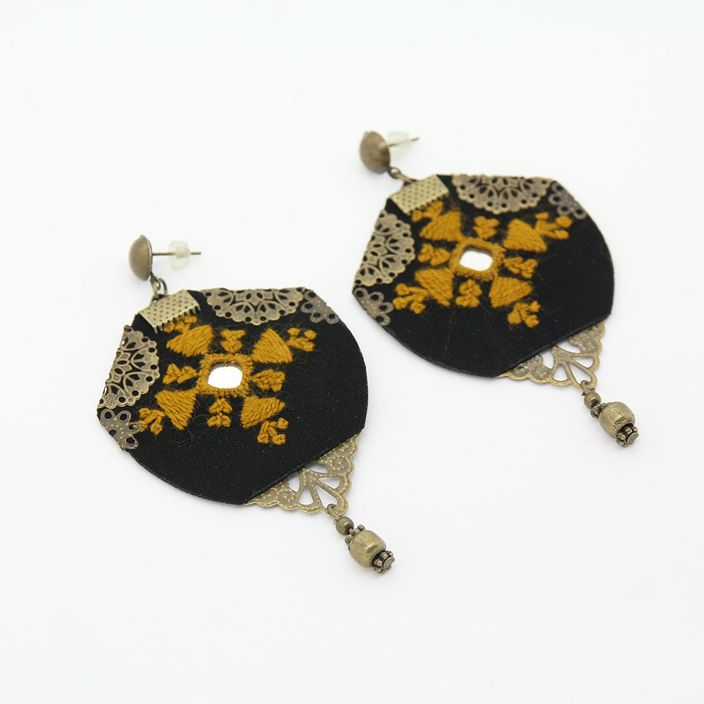 Persian hand embroidery Earrings