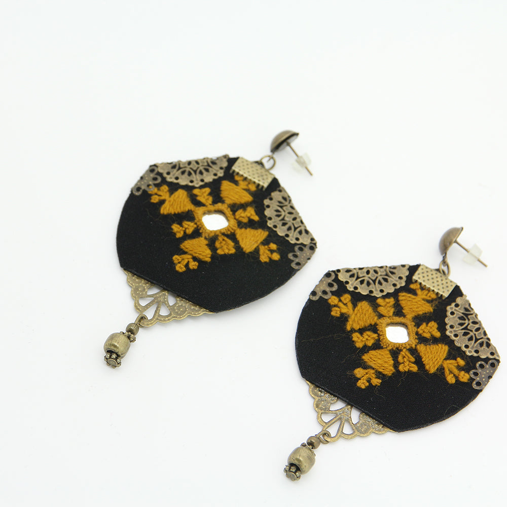 Persian hand embroidery Earrings