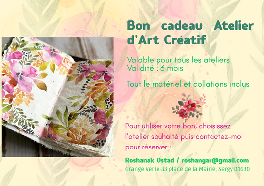 Bon cadeau Atelier d’Art Créatif