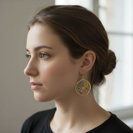 Whispering Petals Earrings - Yalda Concept Store Persan
