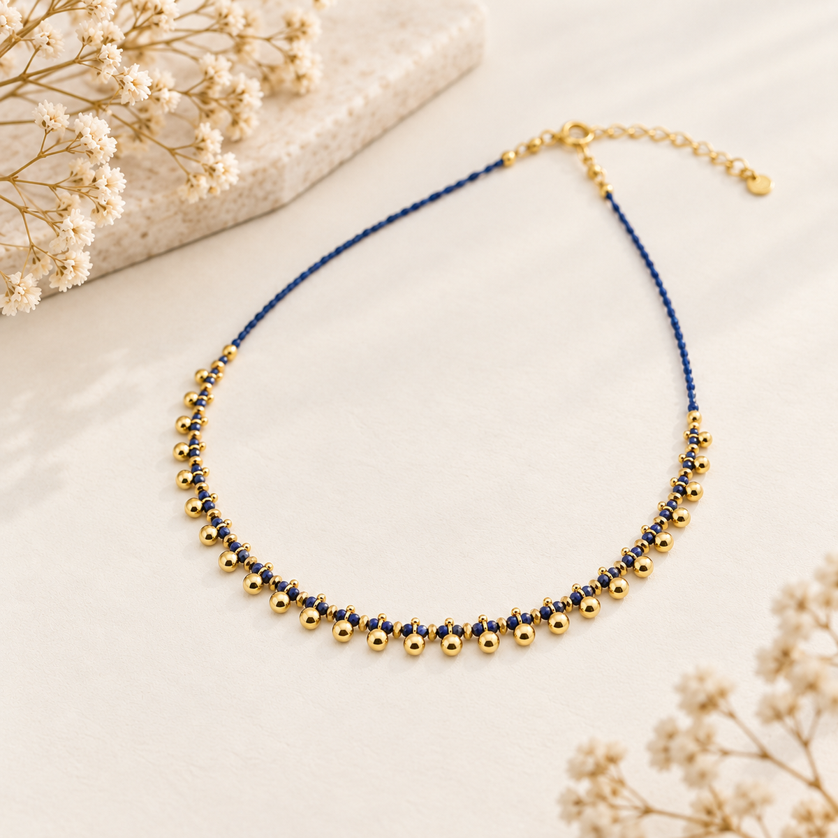 Anahid Lapis Necklace - Yalda Concept Store Persan