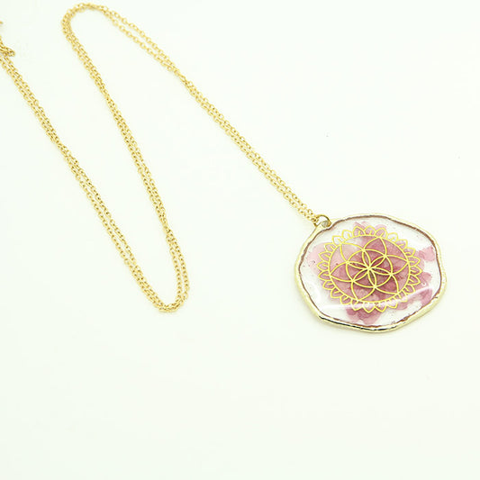 Blossom Geometry Necklace