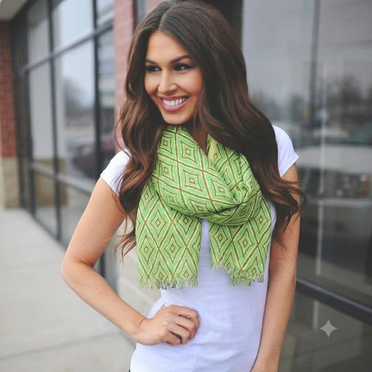 Persian Pistachio Wrap, 100% Coton - Yalda Concept Store Persan