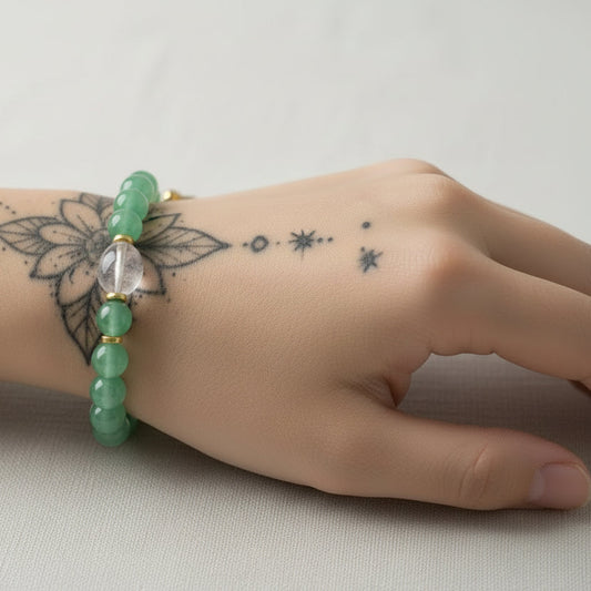 Rose Quartz Oasis Bracelet - Yalda Concept Store Persan
