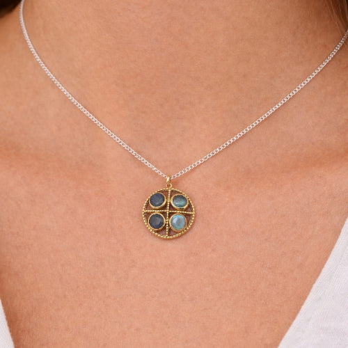 Labradorite necklace - Yalda Concept Store Persan