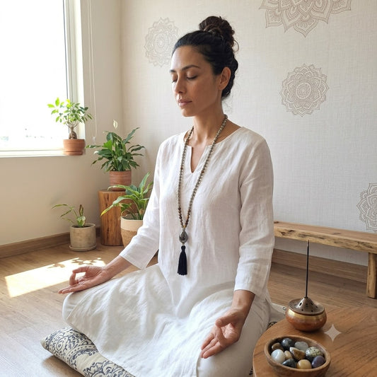 108 Beads Mala Necklace - Yalda Concept Store Persan