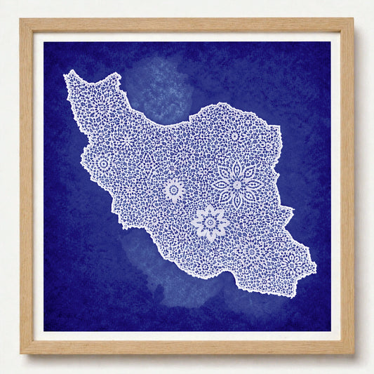 Iran my home Art Print - Yalda Concept Store Persan