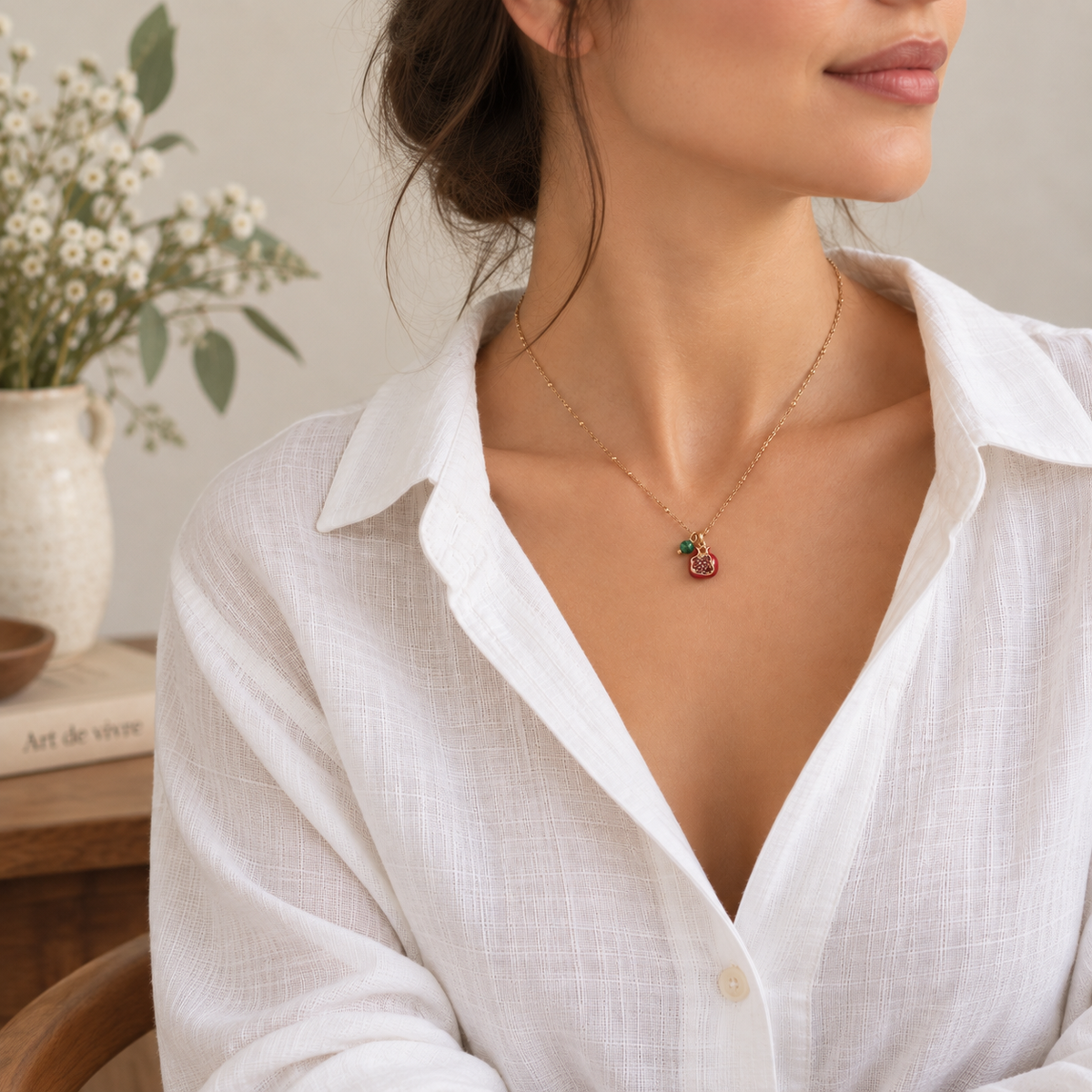 Pomegranate Necklace - Yalda Concept Store Persan