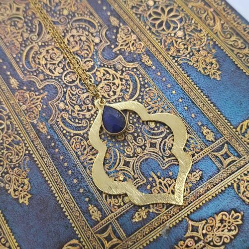 Lapis Harmony Necklace - Yalda Concept Store Persan