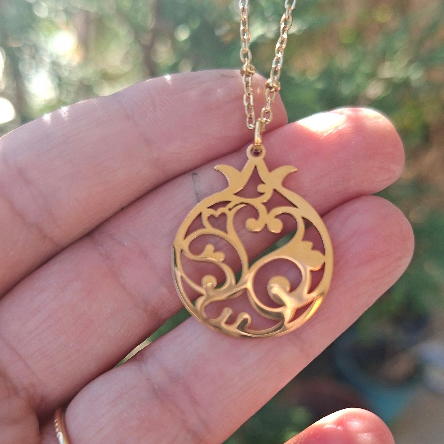 Pomegranate charm