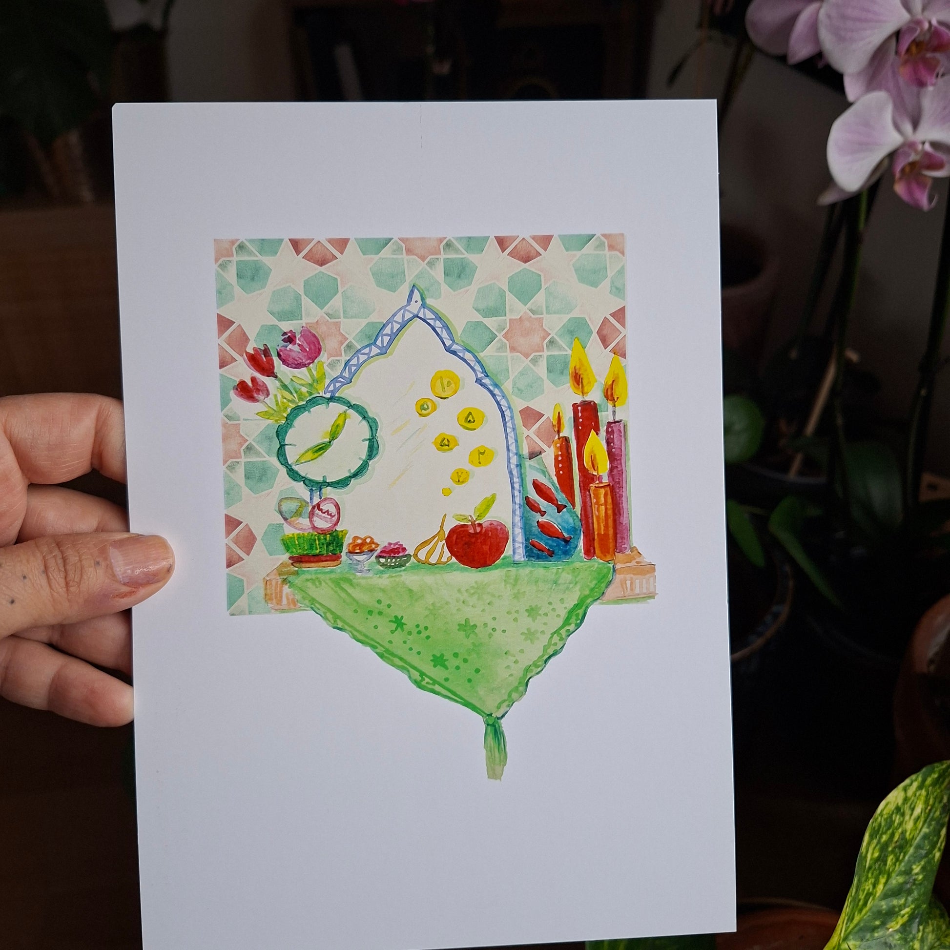 Norooz Postcard, big size - Yalda Concept Store Persan