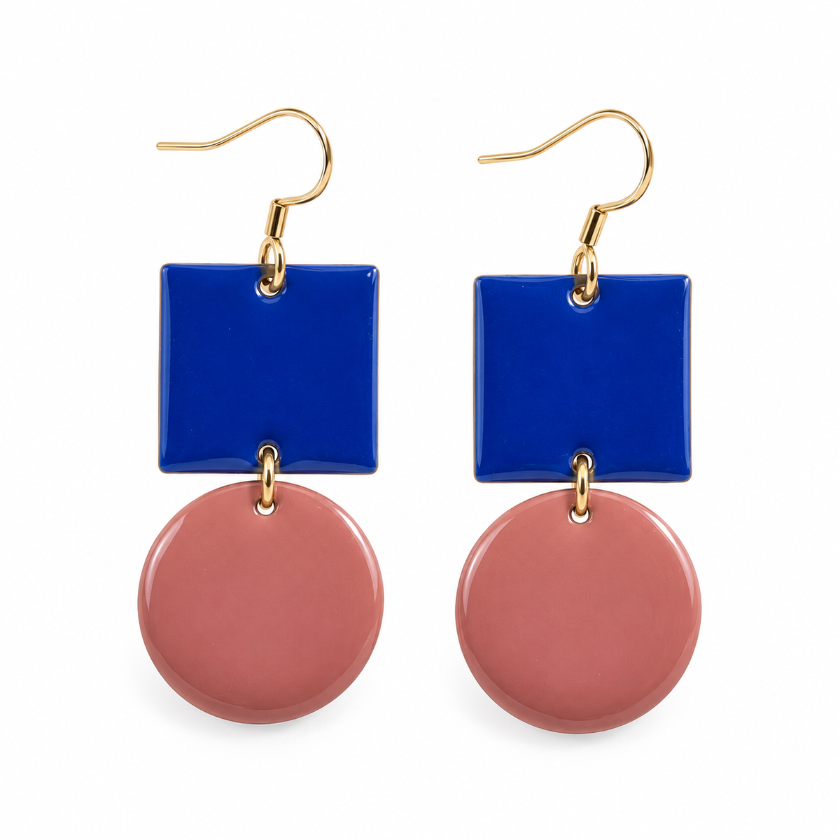 Blue and blush Earrings - Yalda Concept Store Persan