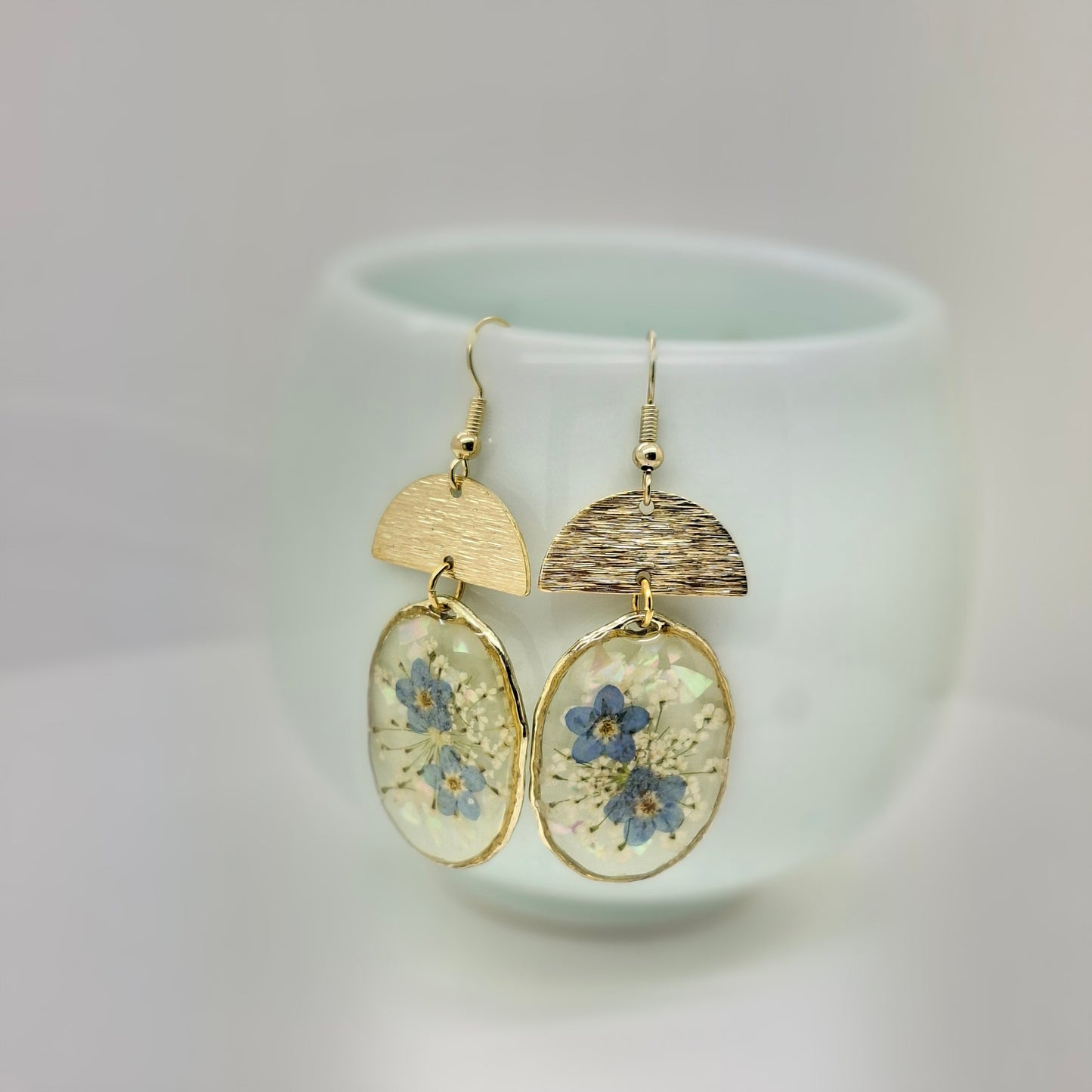 Blue flowers Earrings