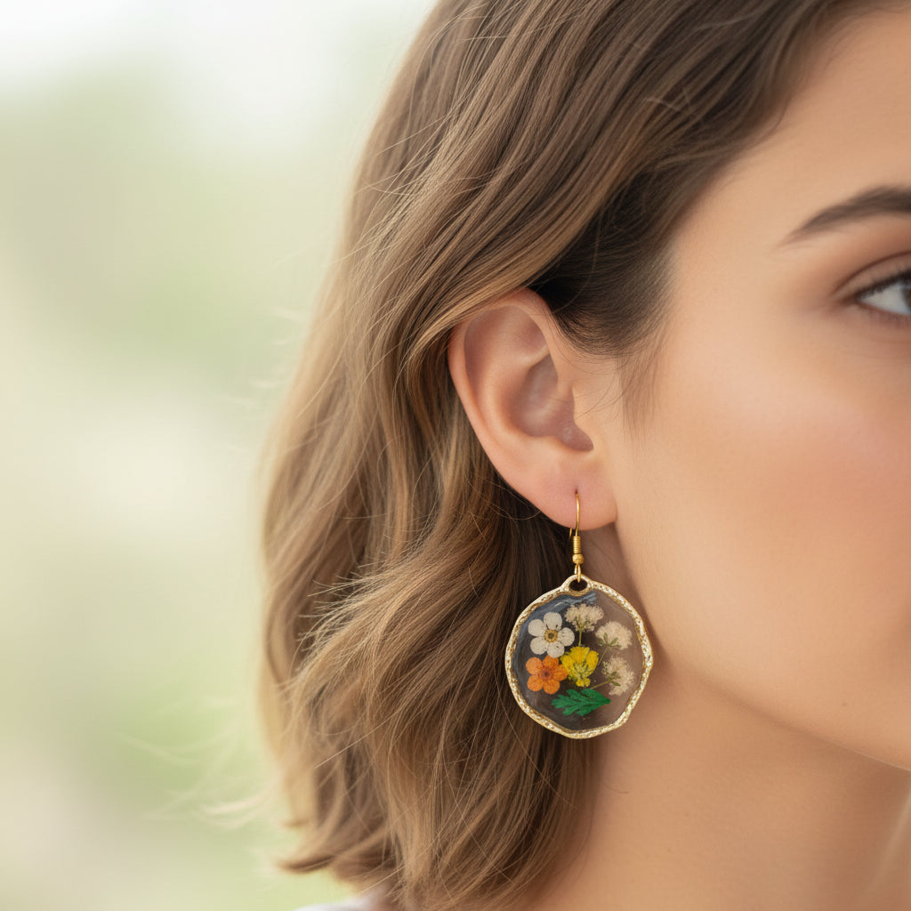 Whispering Petals Earrings - Yalda Concept Store Persan