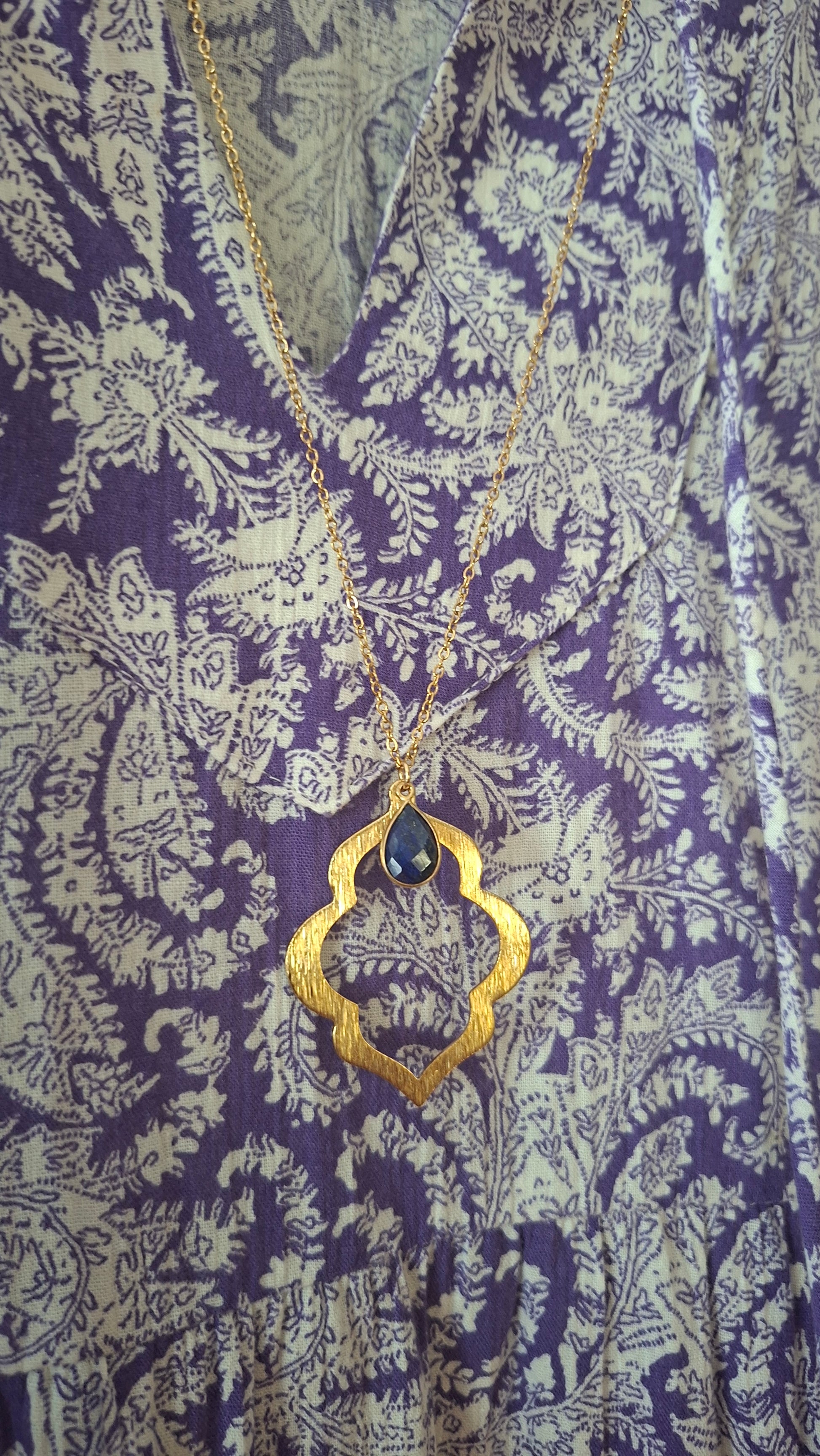 Lapis Harmony Necklace - Yalda Concept Store Persan