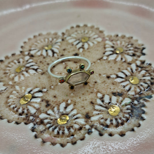 Pink Quartz Ring - Yalda Concept Store Persan