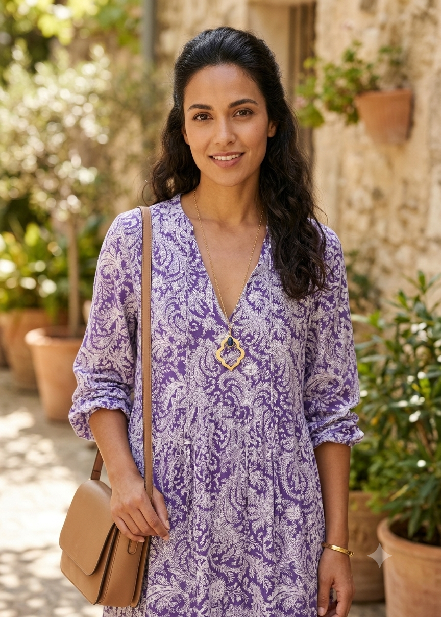 Lapis Harmony Necklace - Yalda Concept Store Persan
