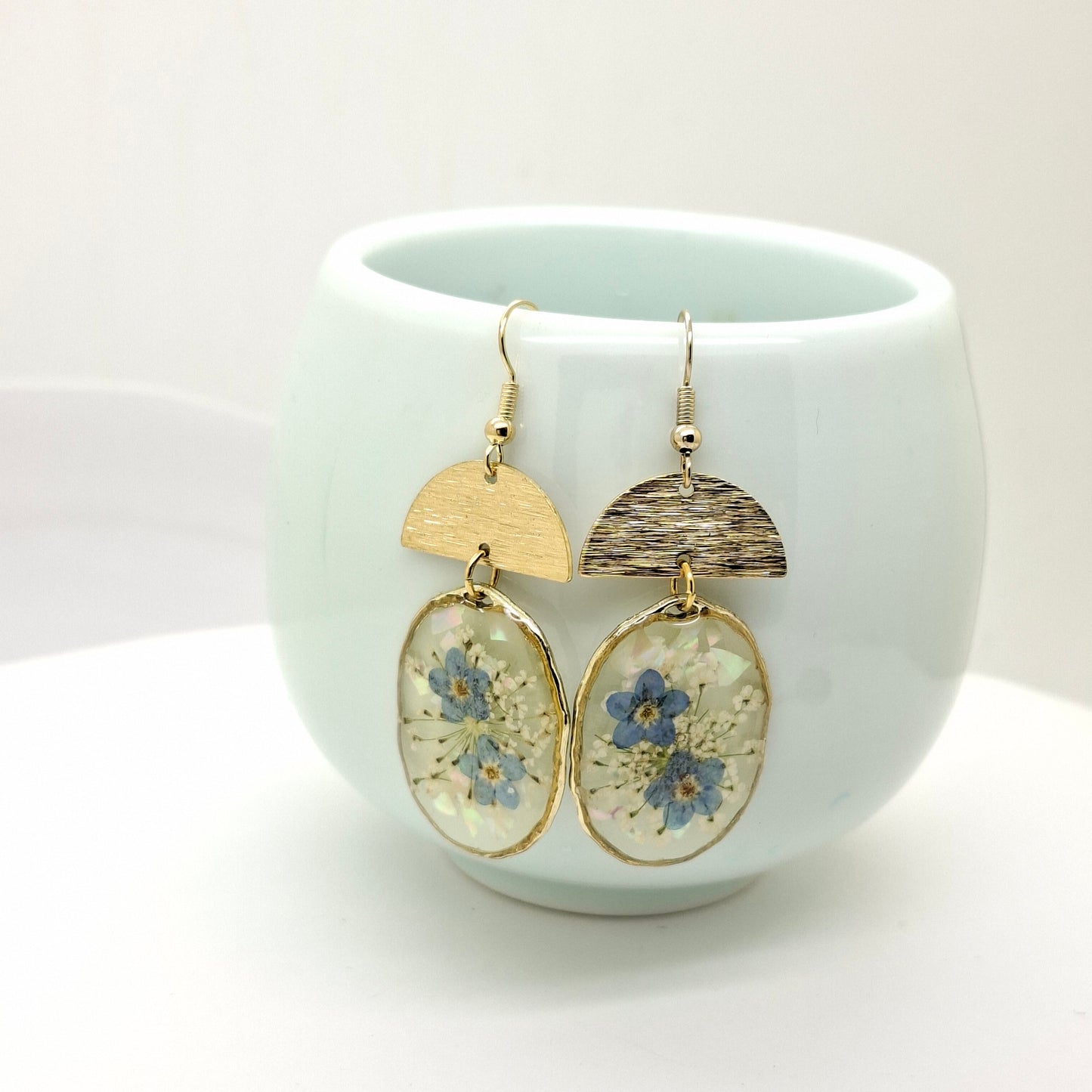 Blue flowers Earrings