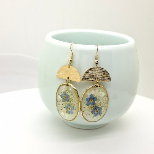 Blue flowers Earrings