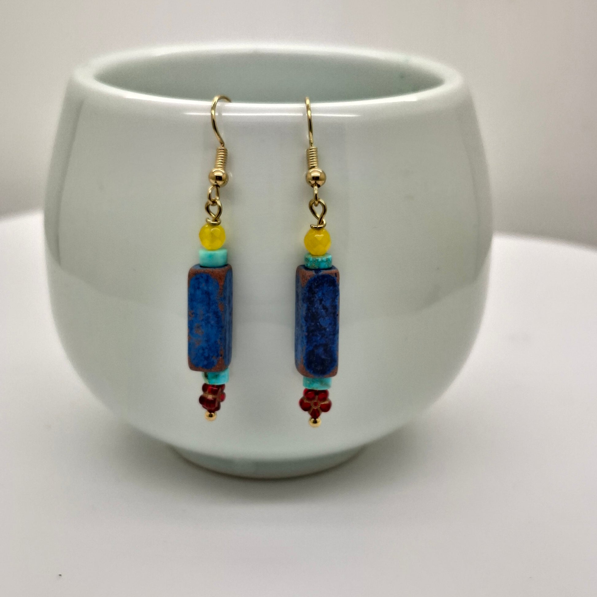Bobylon tiny flower Earrings - Yalda Concept Store Persan