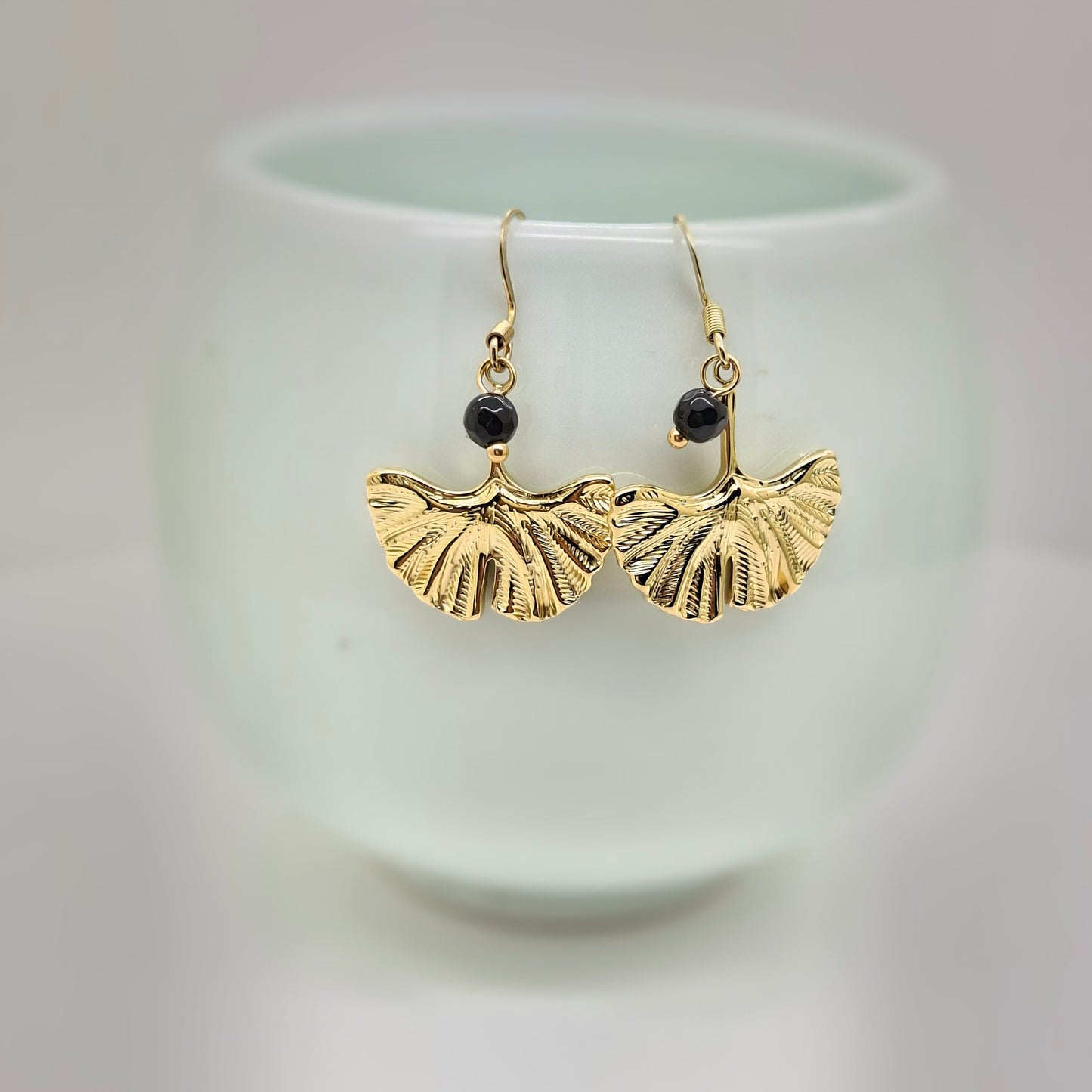 Ginkgo earrings