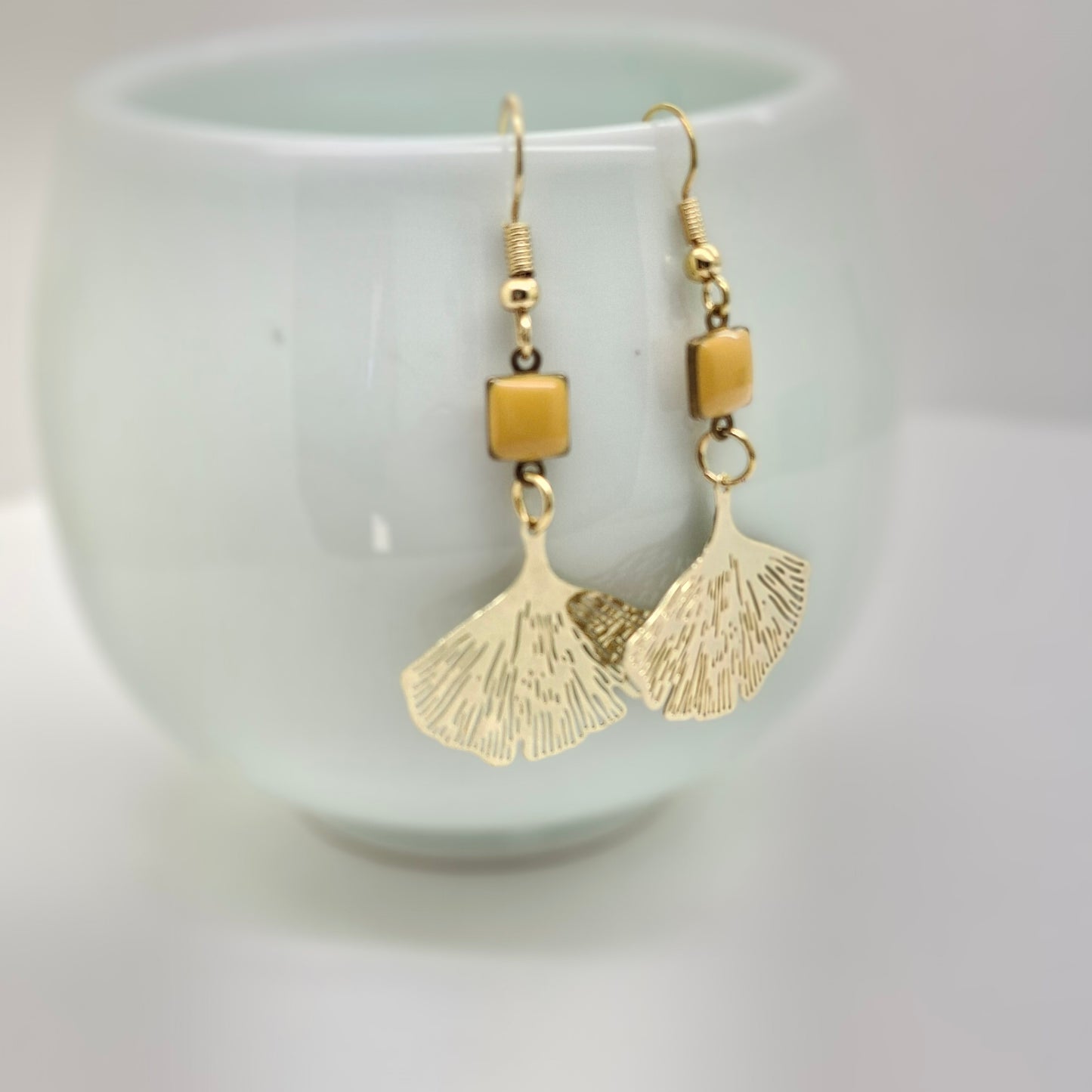 Ginkgo earrings