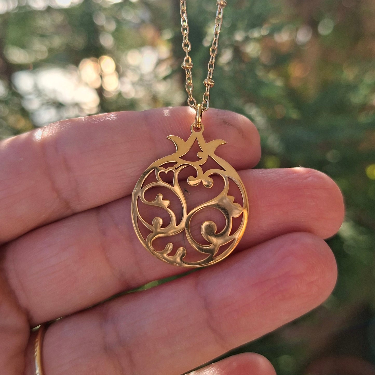 Pomegranate charm