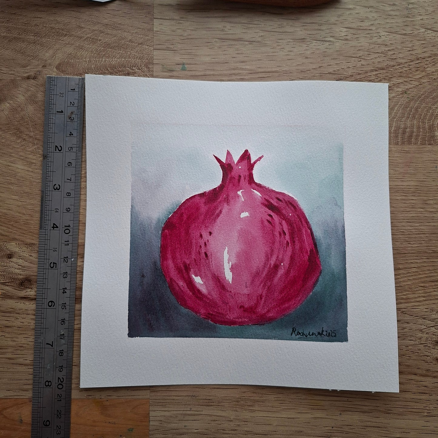 Original Pomegranate Watercolor